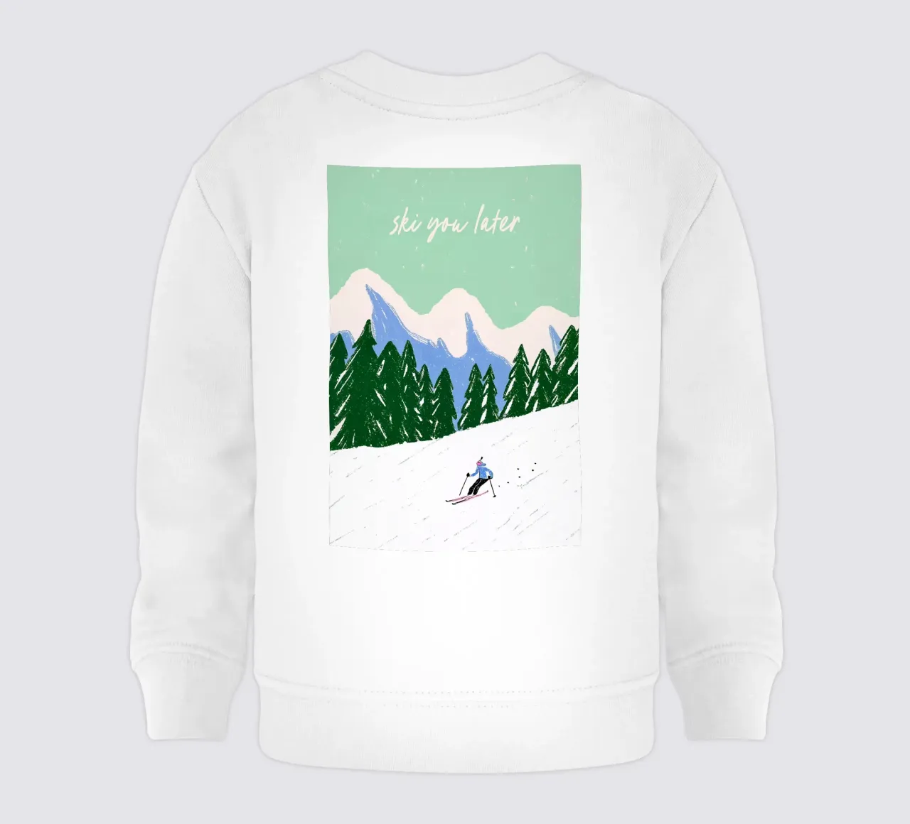 Ski You Later – Bergliebe Design felpa neonato da Studio Sori