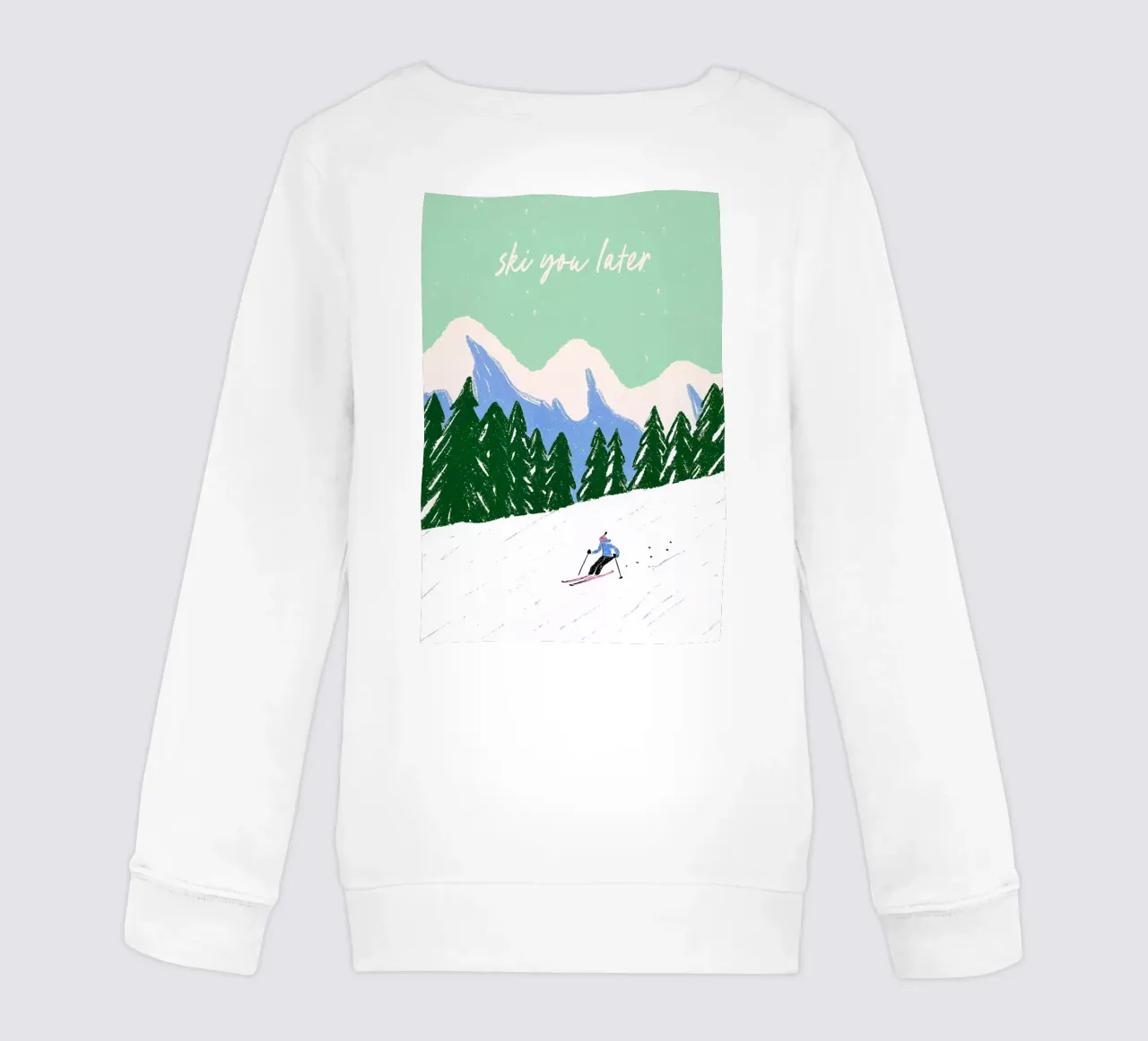 Ski You Later – Bergliebe Design felpa bambino da Studio Sori