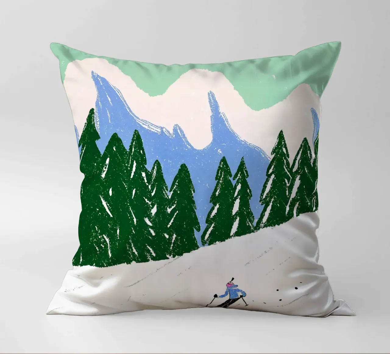 Ski You Later – Bergliebe Design cuscino da Studio Sori