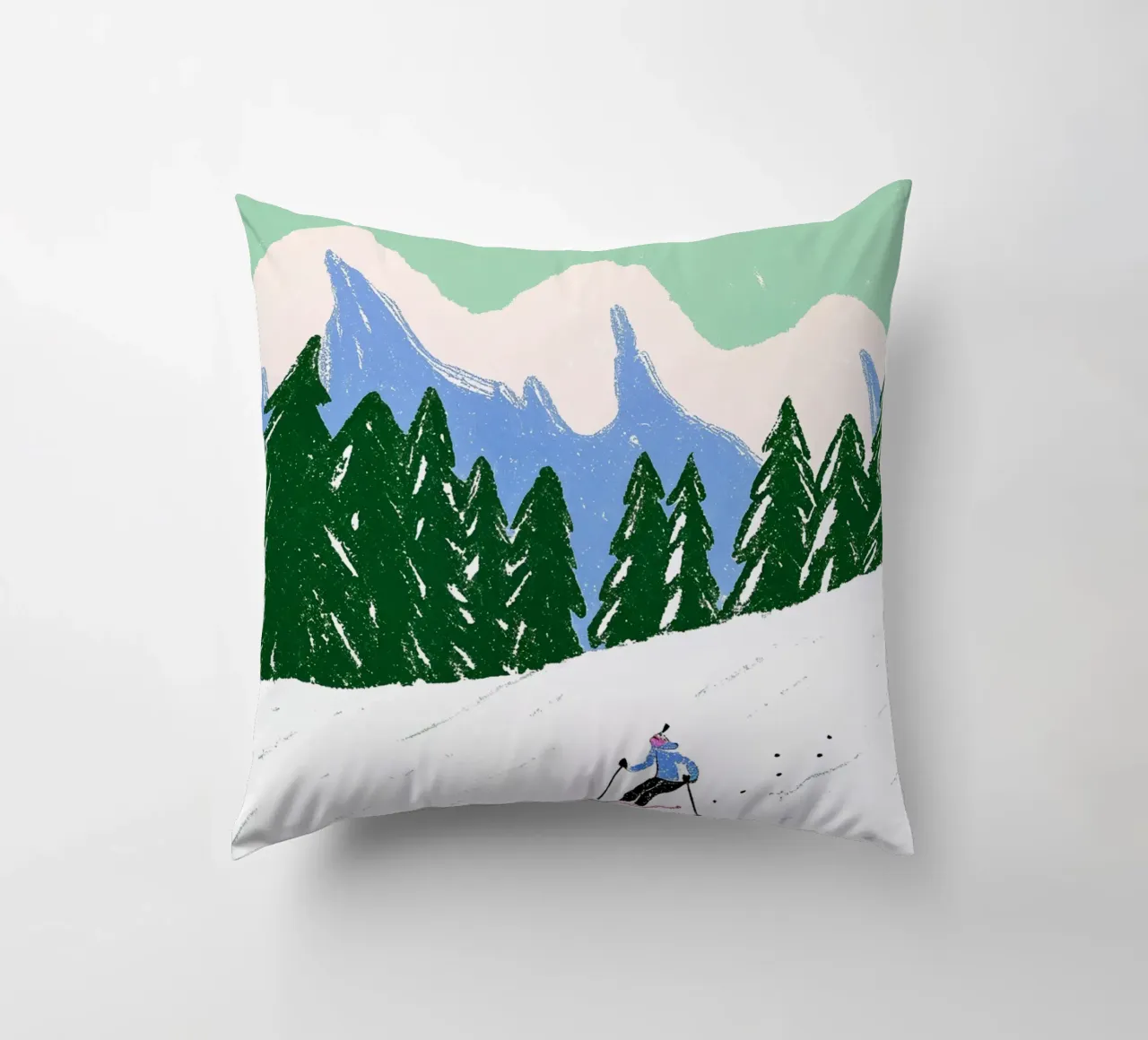 Ski You Later – Bergliebe Design cuscino da Studio Sori