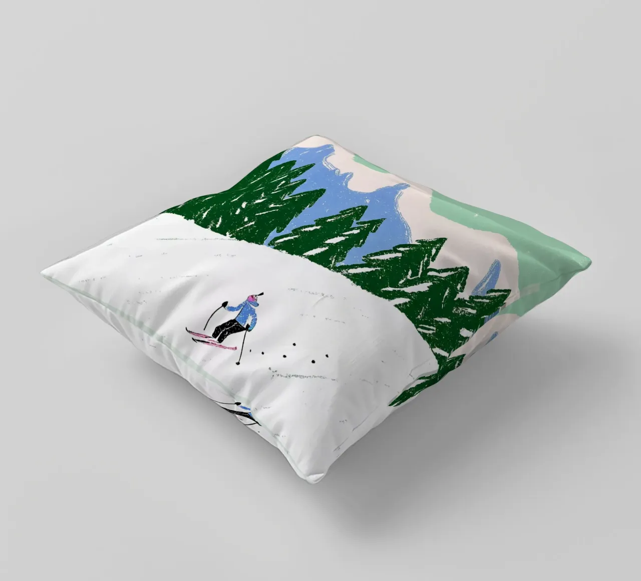 Ski You Later – Bergliebe Design cuscino da Studio Sori