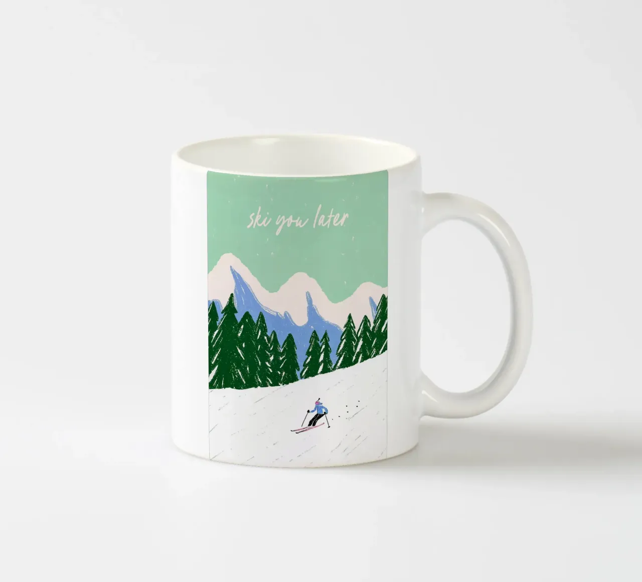 Ski You Later – Bergliebe Design tazza in ceramica da Studio Sori