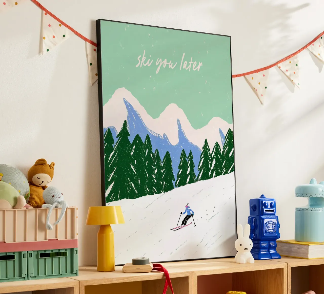 Ski You Later – Bergliebe Design alluminio dibond da Studio Sori