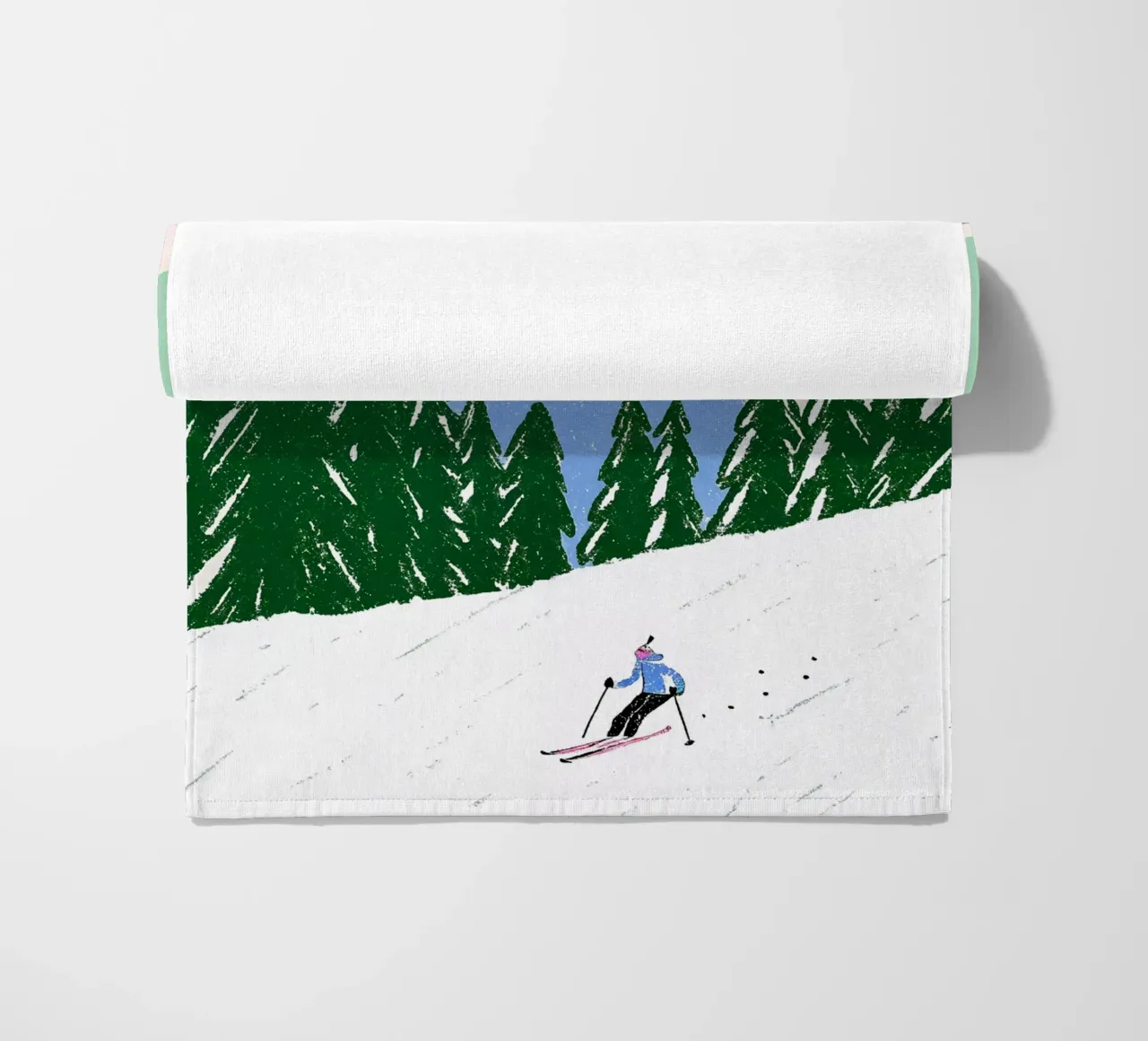 Ski You Later – Bergliebe Design telo mare da Studio Sori