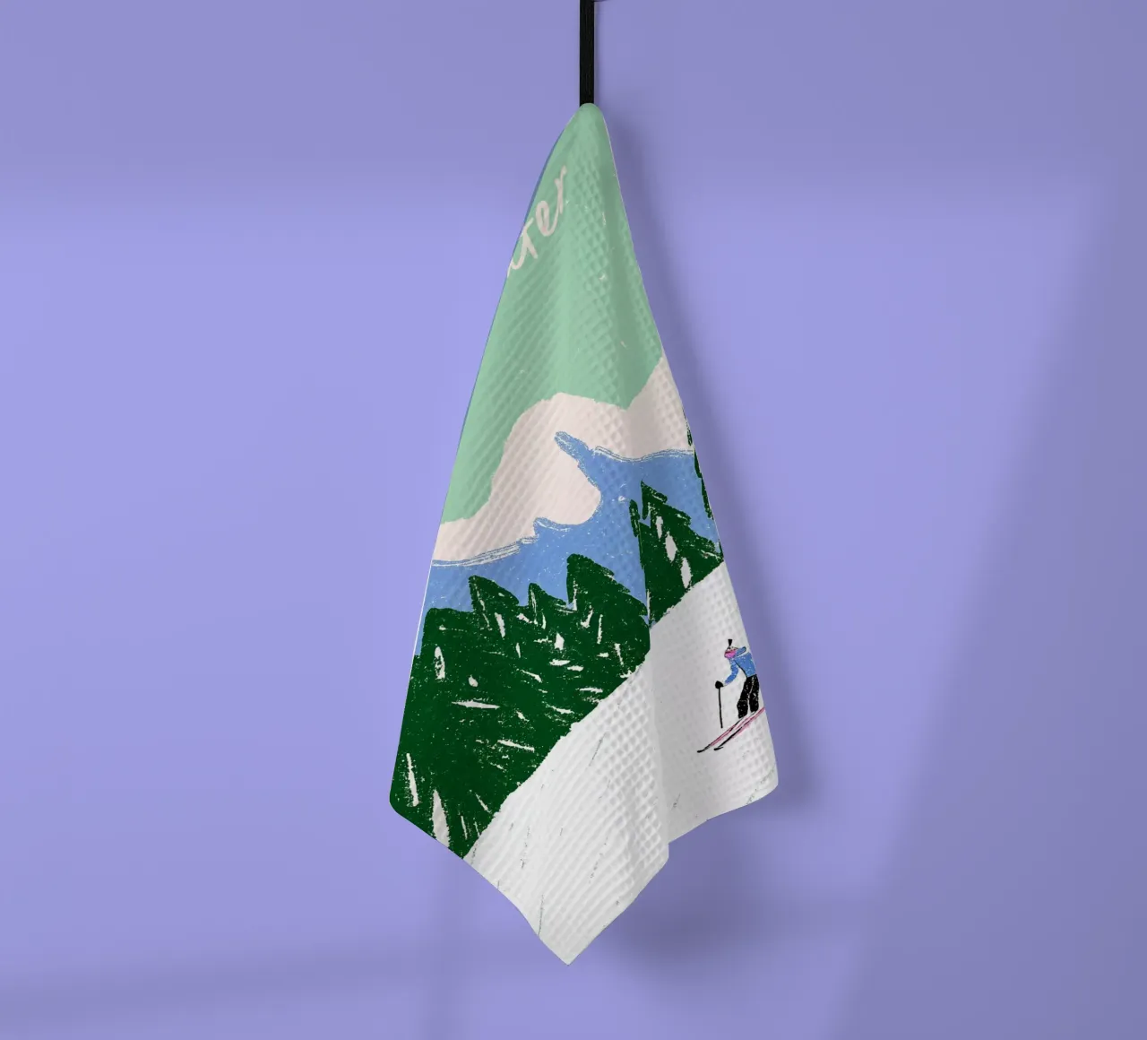 Ski You Later – Bergliebe Design canovaccio da cucina da Studio Sori