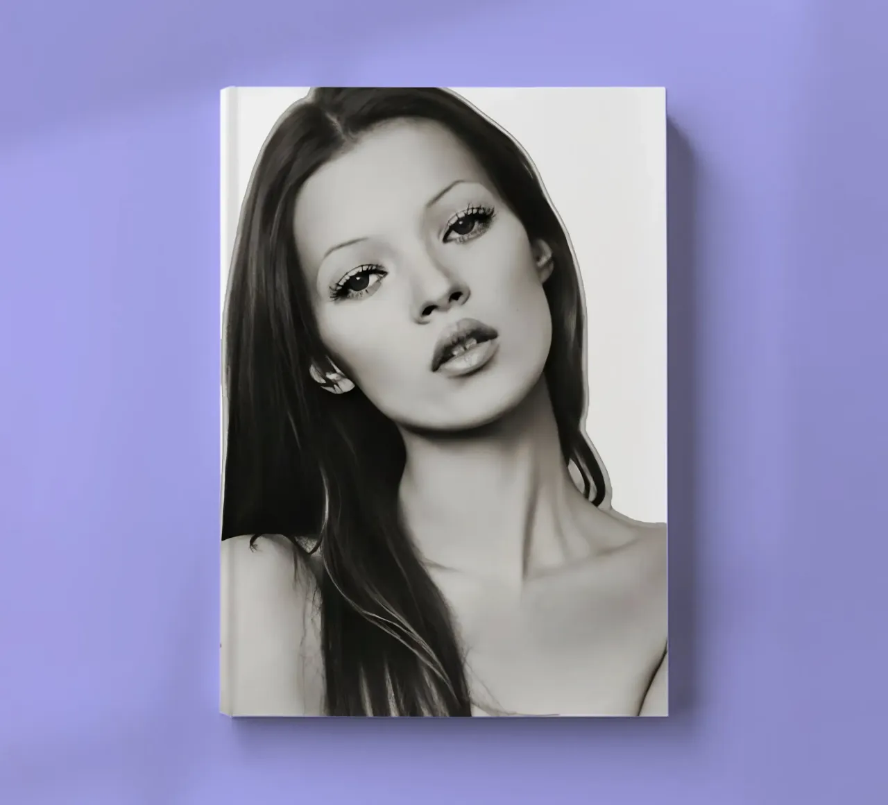 Pose de mannequin carnet de notes de vintage