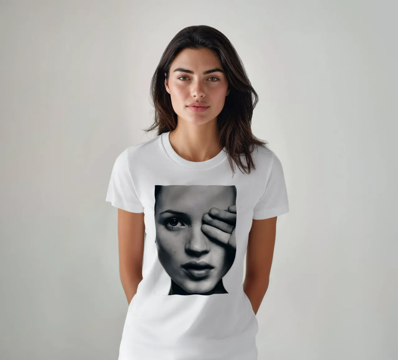 Un occhio aperto t-shirt da vintage