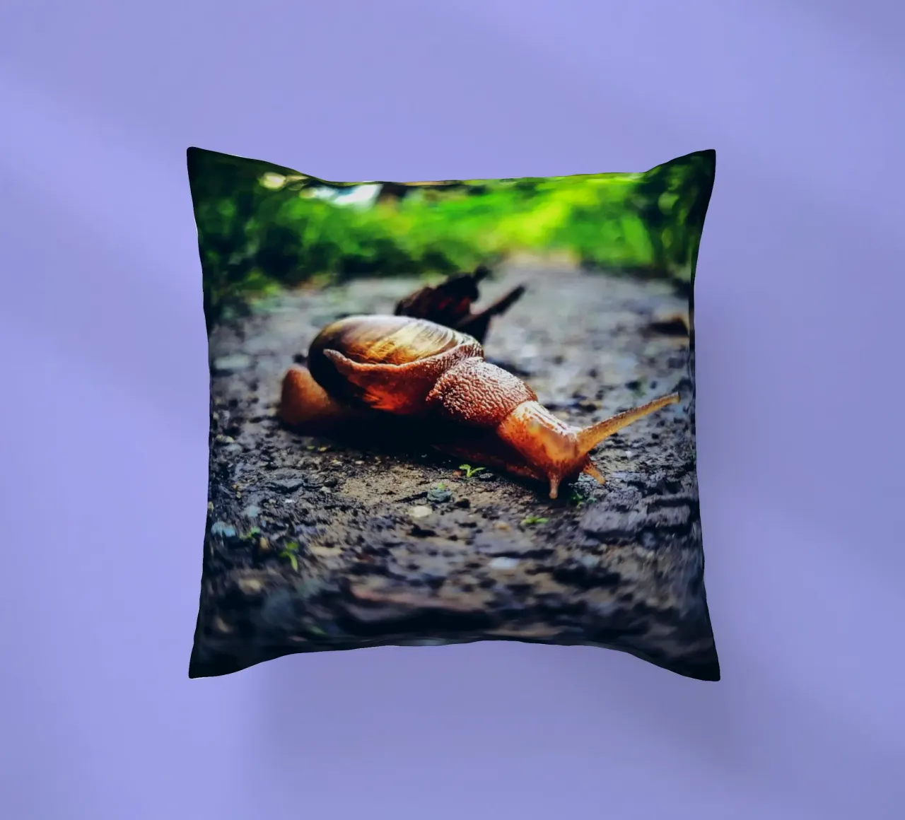 Klein, aber beharrlich, langsam, aber stolz. Kissen von Nature's Palette