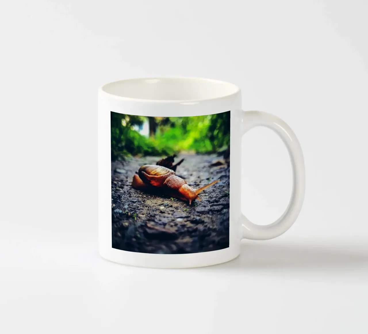Small but persistent, slow but proud. ceramic mug by Nature's Palette