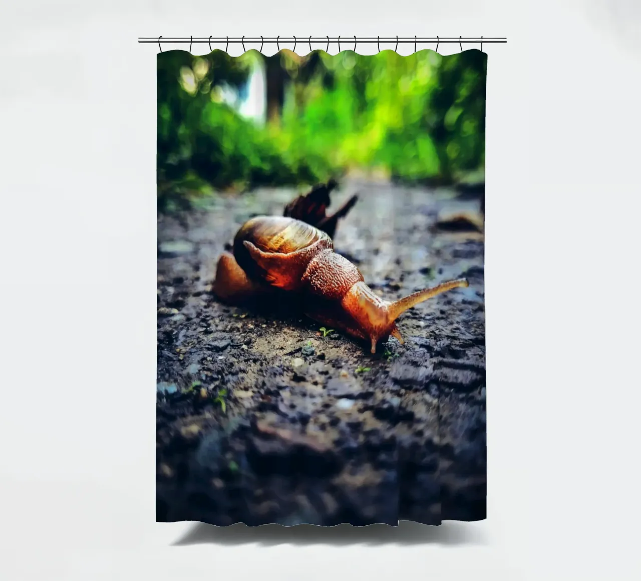 Piccolo ma persistente, lento ma orgoglioso. tenda da doccia da Nature's Palette