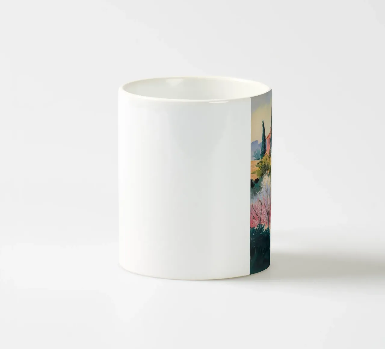 Giardino dei cipressi cromatici tazza in ceramica da Angkasa Mist