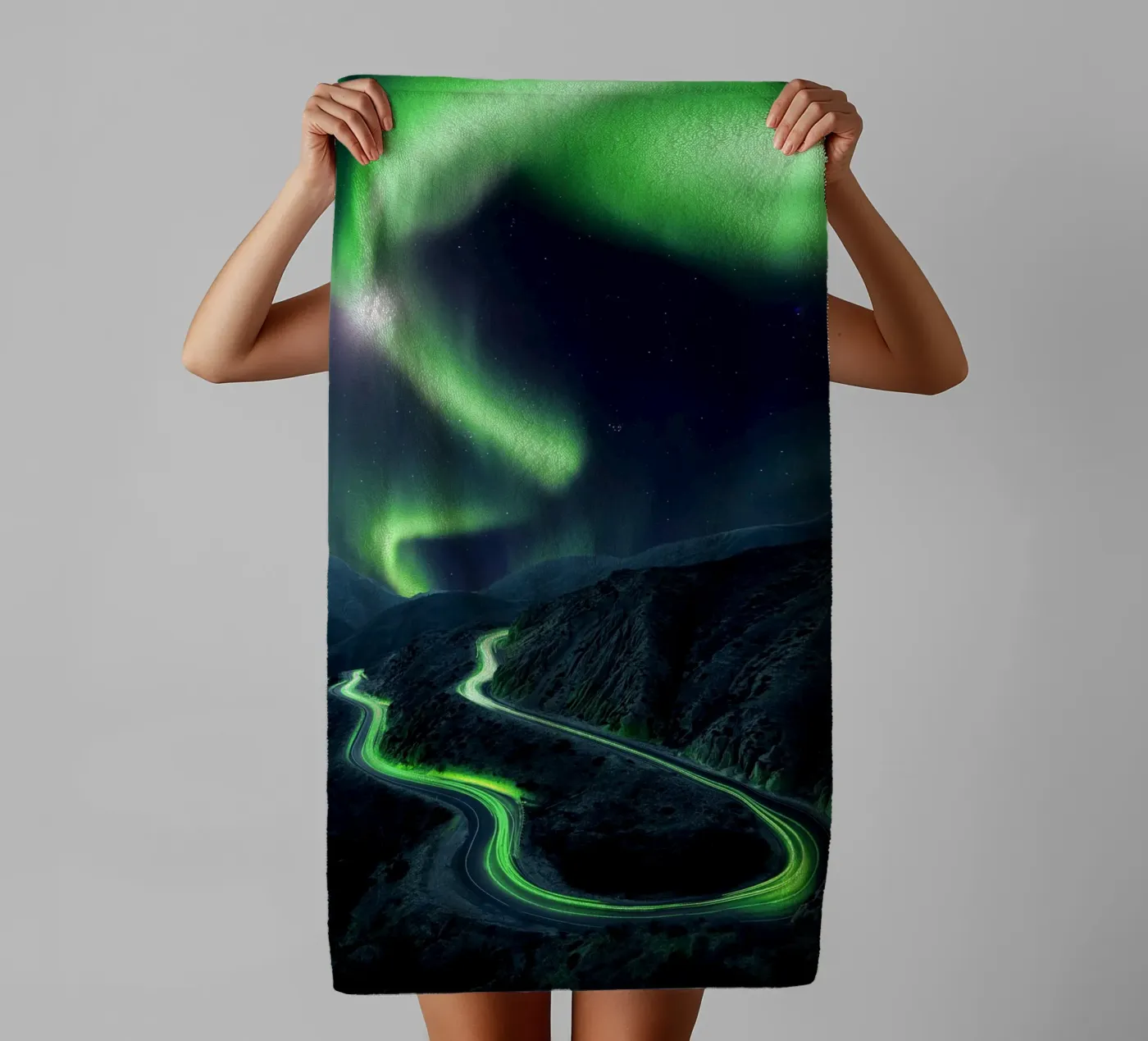 Aurora towel by arizrab