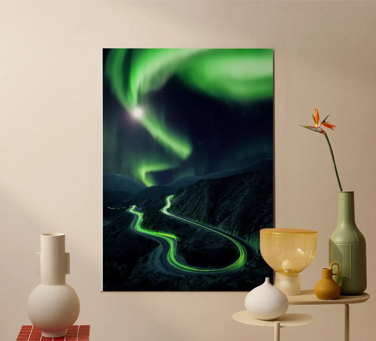 Aurora poster con telaio in plastica da arizrab