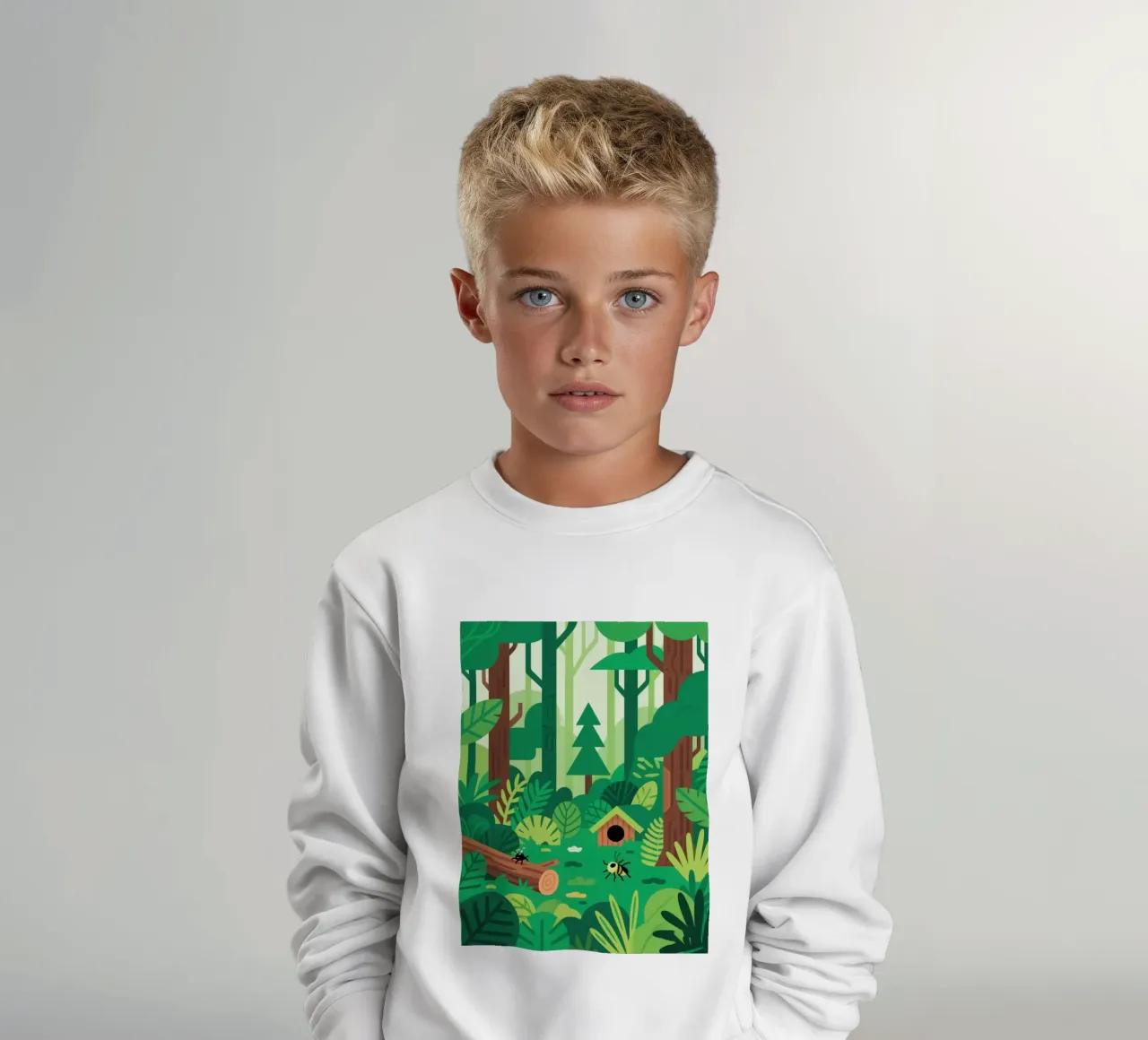 Verde felpa bambino da knowledge