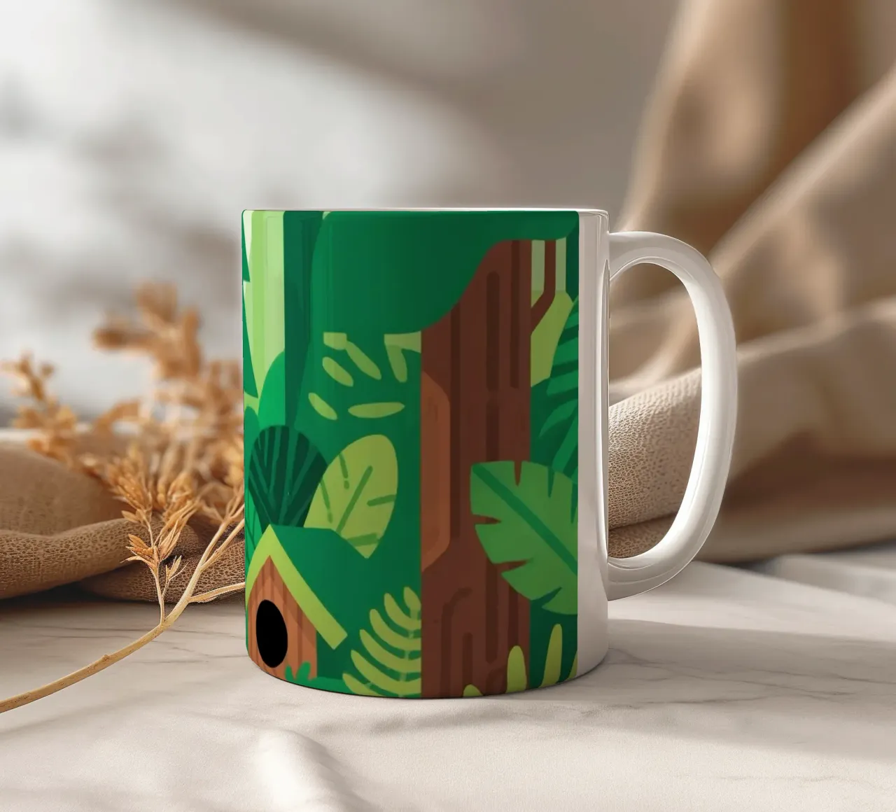 Verde tazza in ceramica da knowledge