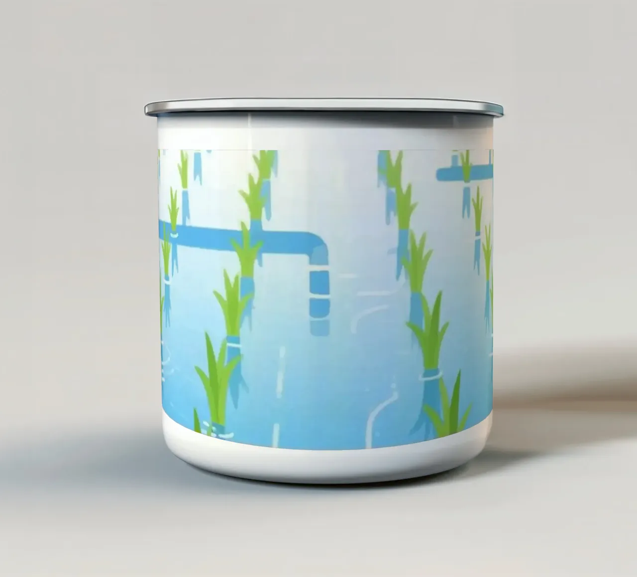Terrazza tazza in smalto da knowledge