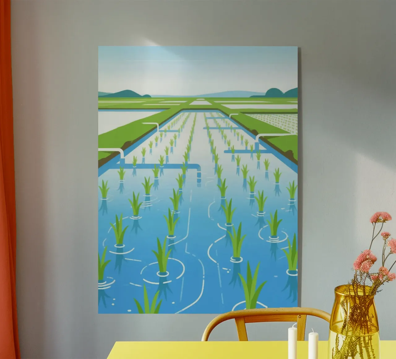 Terrace acrylic glass by knowledge