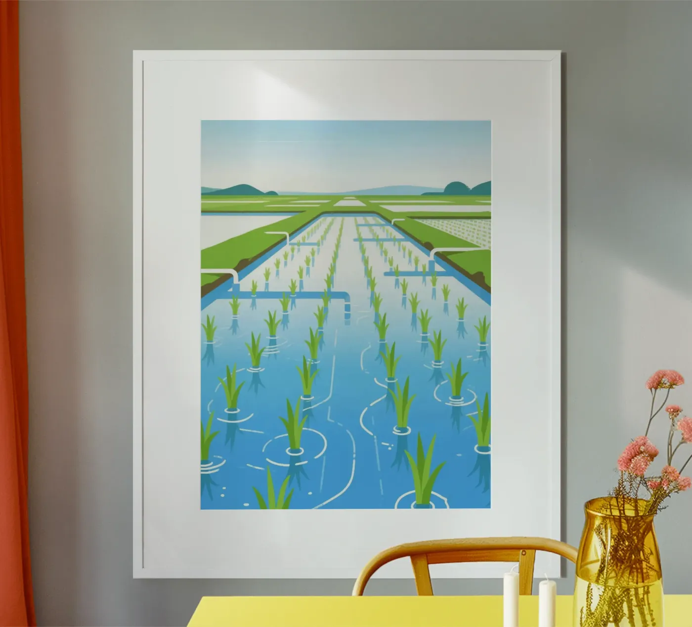 Terras poster van knowledge