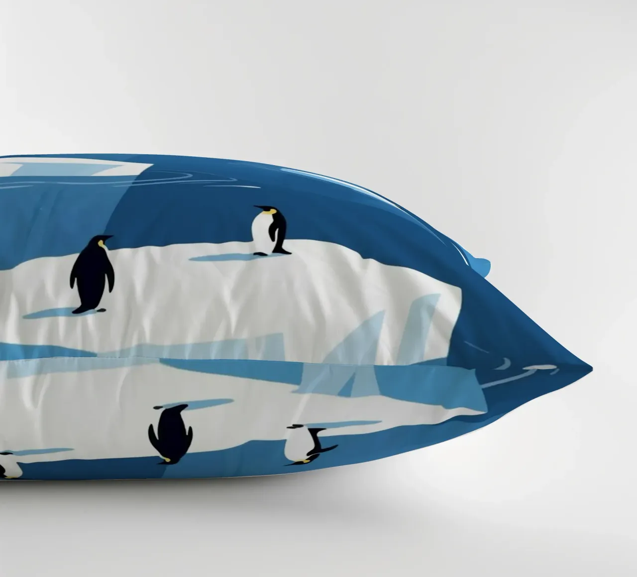 Pinguino innevato cuscino da knowledge