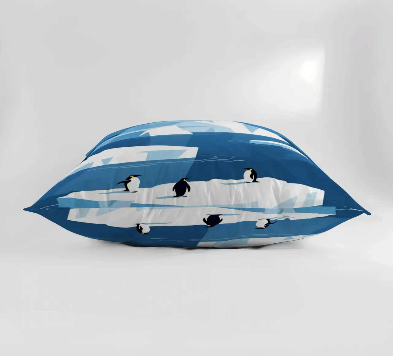 Pinguino innevato cuscino da knowledge