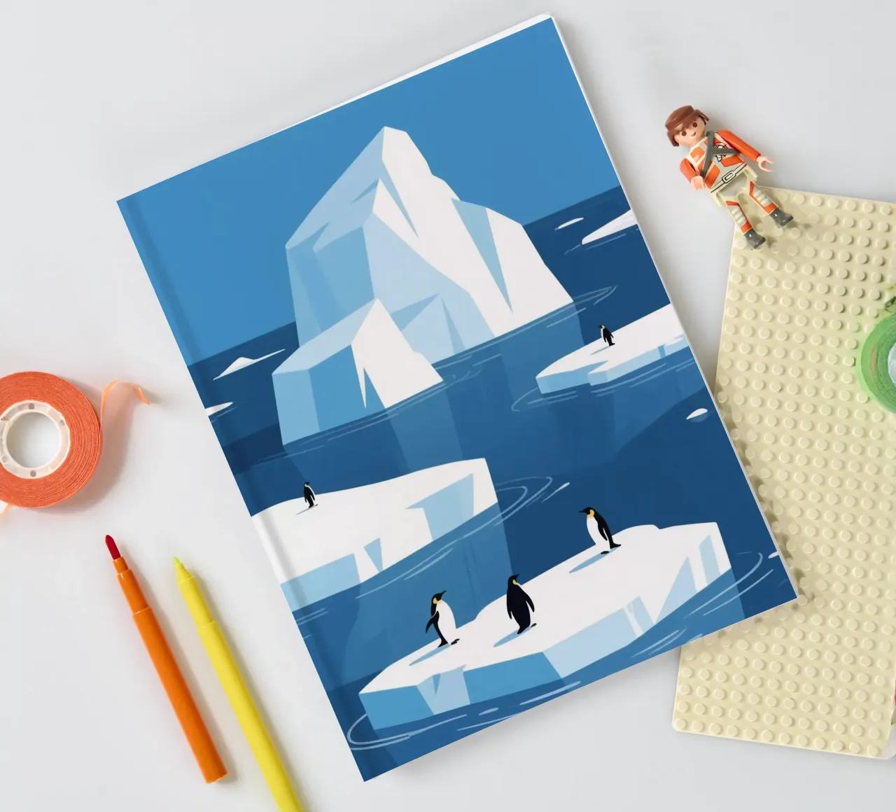 Penguin Snowy notebook by knowledge