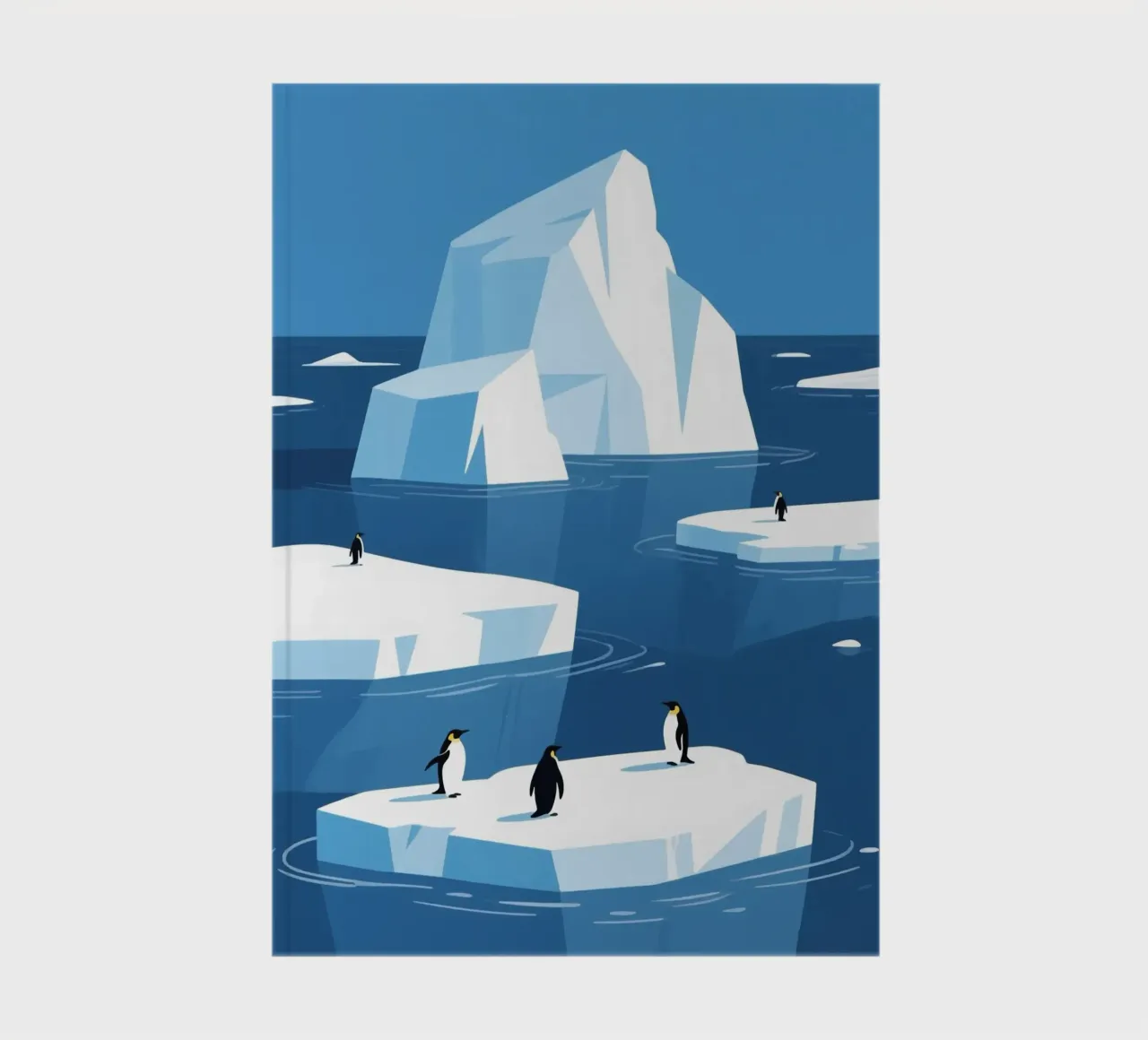 Penguin Snowy notebook by knowledge