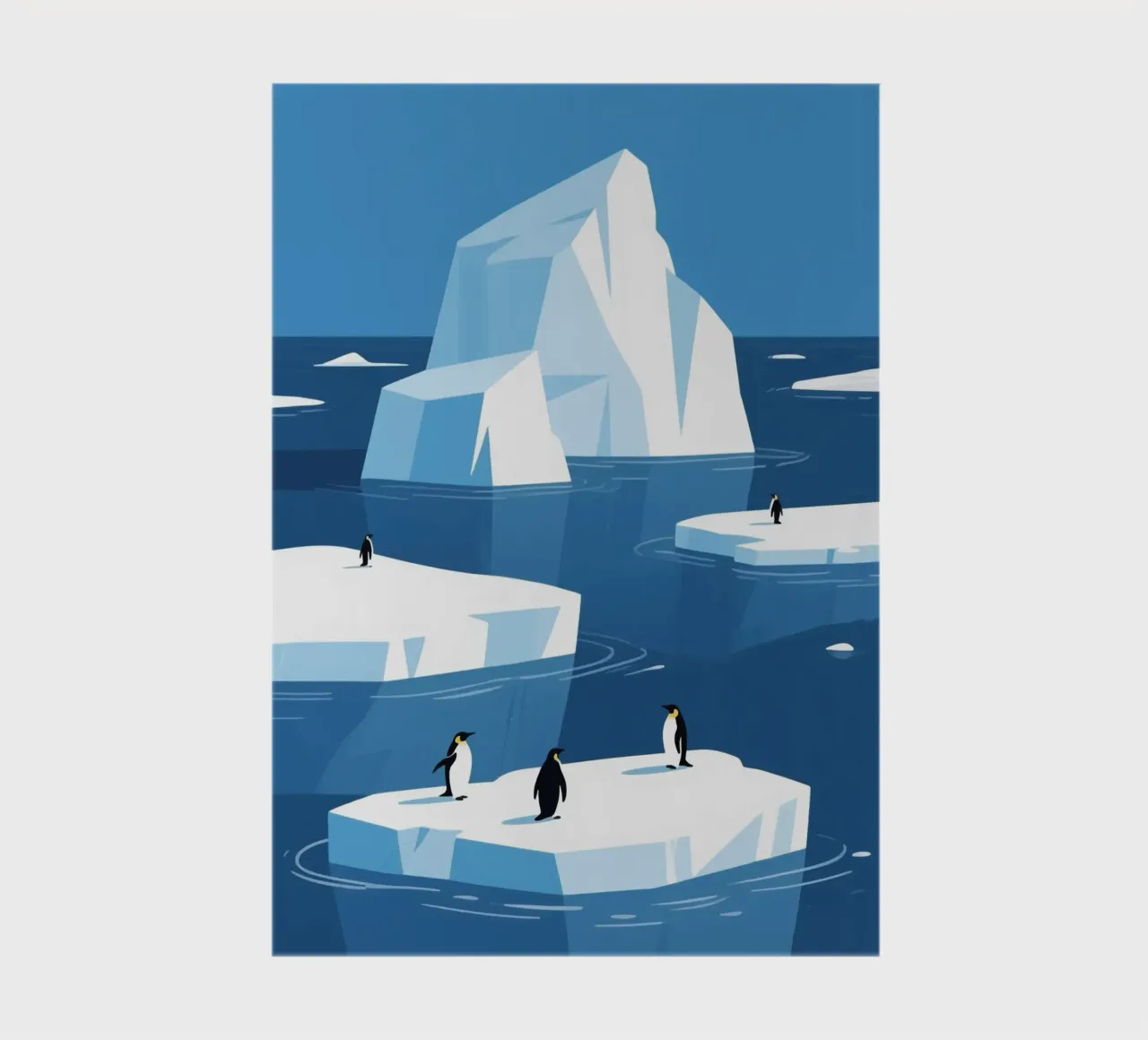 Penguin Snowy notebook by knowledge