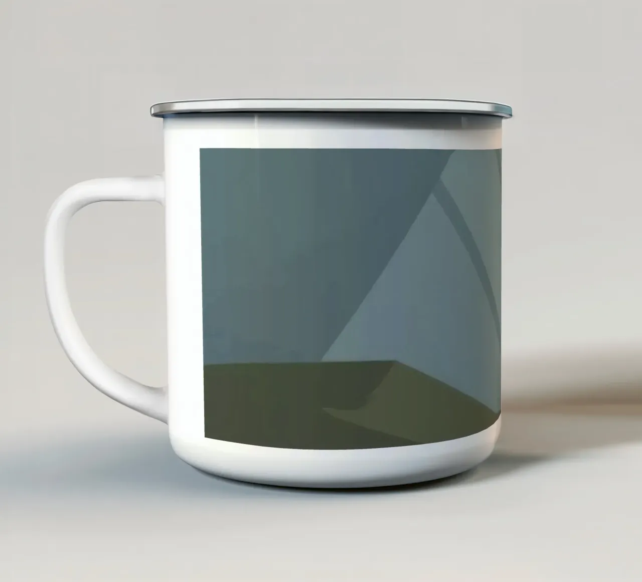 All'aperto tazza in smalto da knowledge