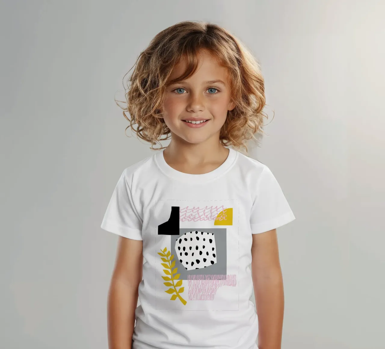 Golden Leaves kids t-shirt by Kim Hubball Studio