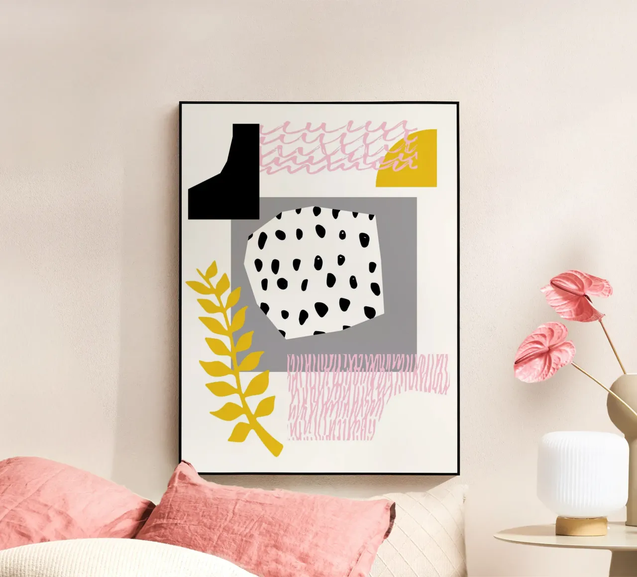 Foglie d'oro plexiglass da Kim Hubball Studio