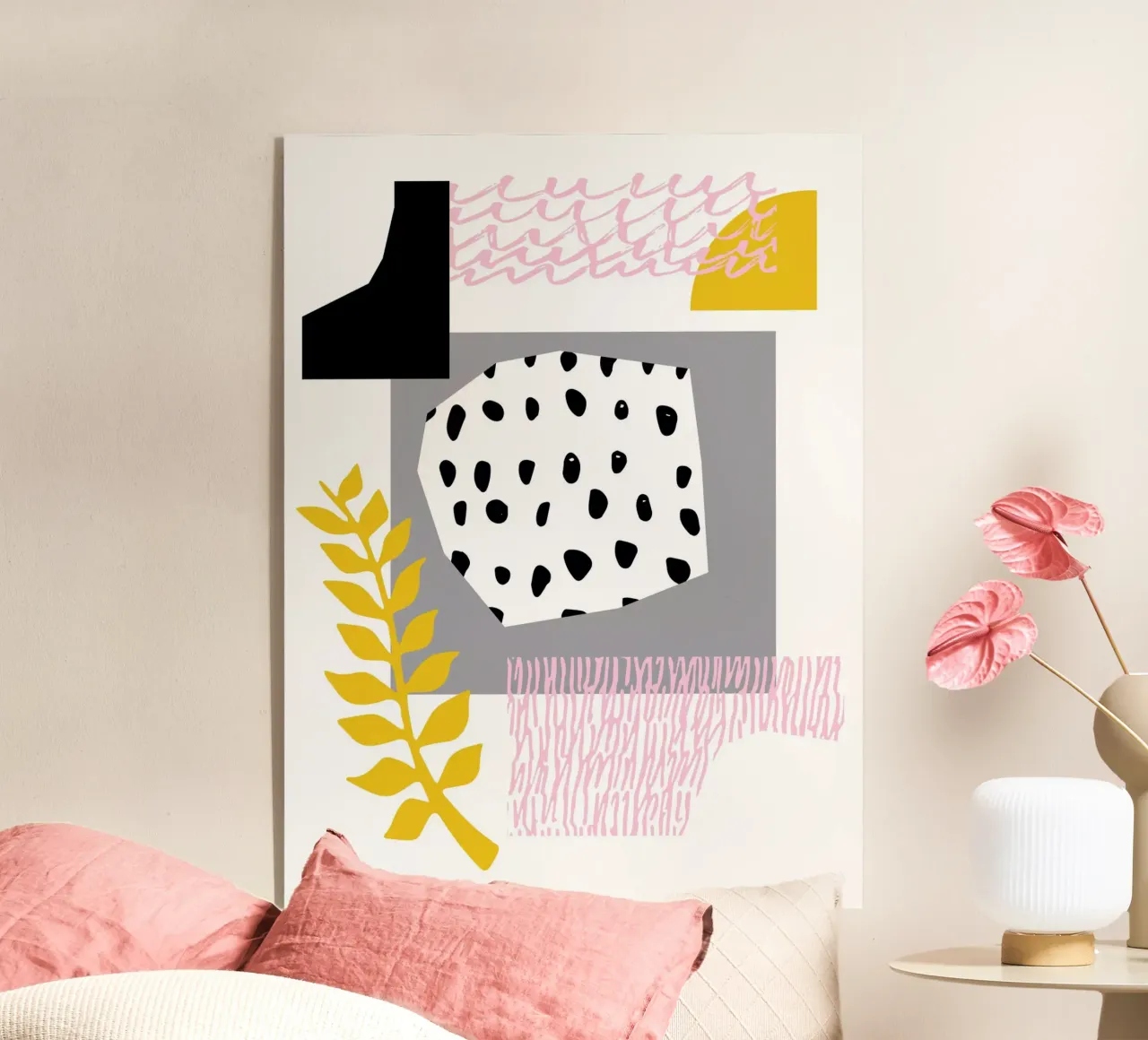 Foglie d'oro plexiglass da Kim Hubball Studio