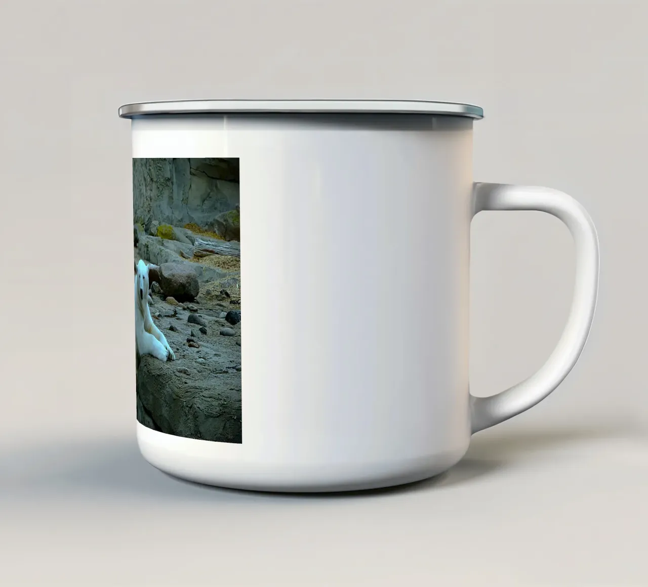 Simbolo del potere del ghiaccio tazza in smalto da Nature's Palette