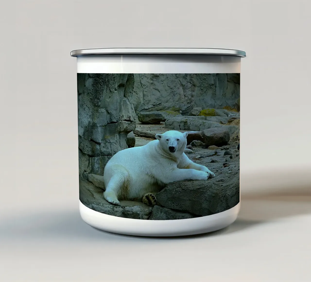 Simbolo del potere del ghiaccio tazza in smalto da Nature's Palette