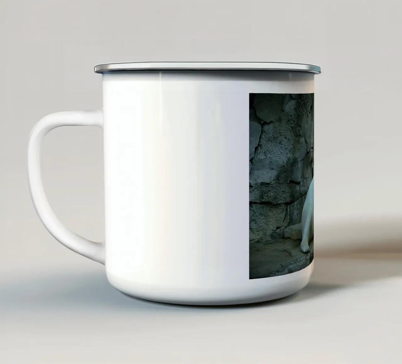 Simbolo del potere del ghiaccio tazza in smalto da Nature's Palette