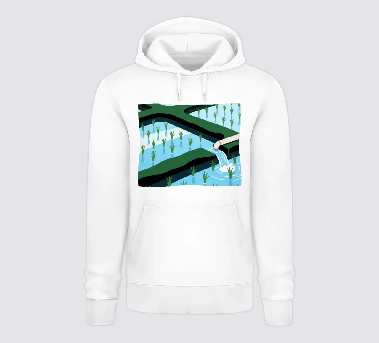 irrigazione felpa con cappuccio da knowledge
