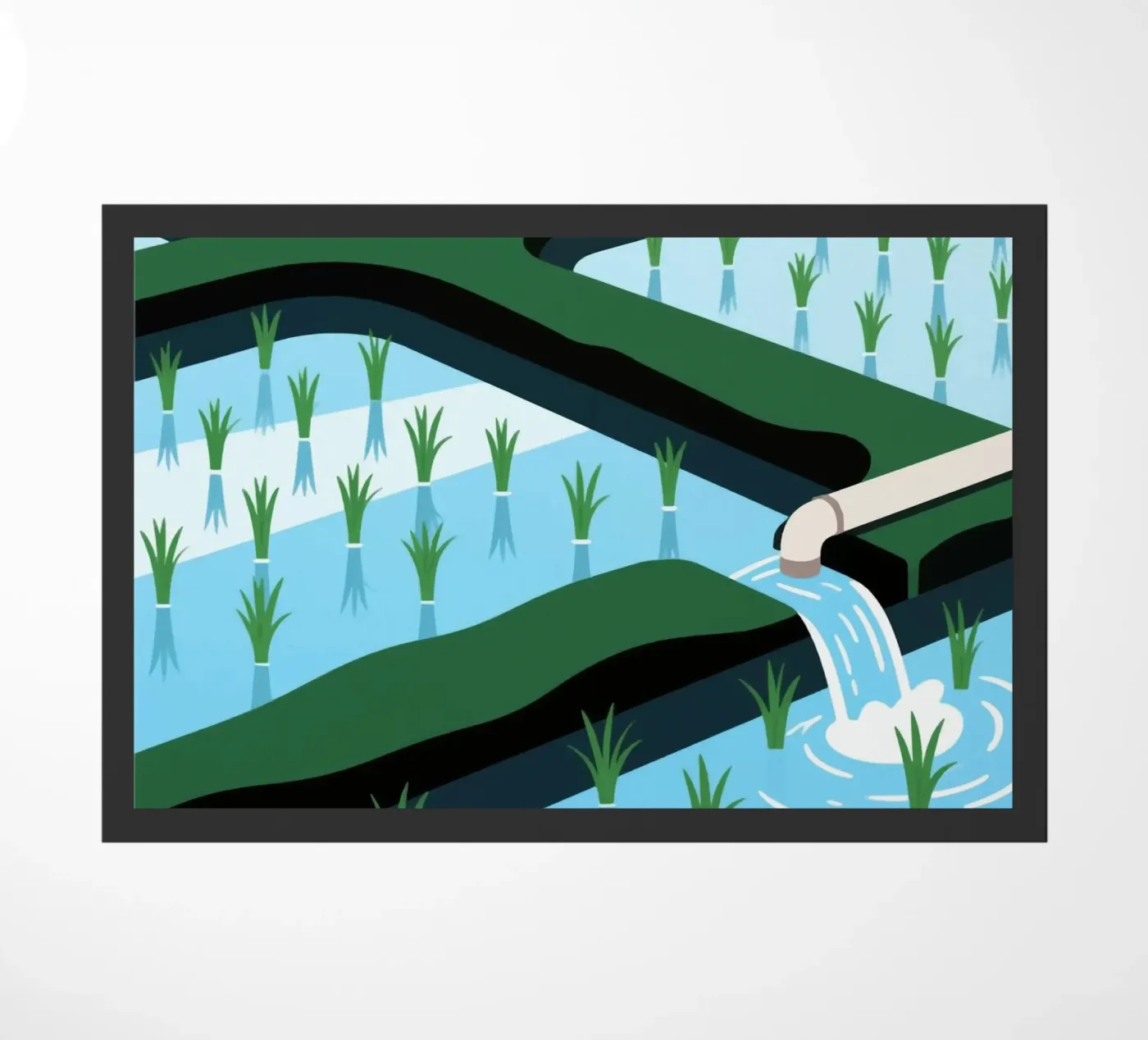 irrigation doormat by knowledge