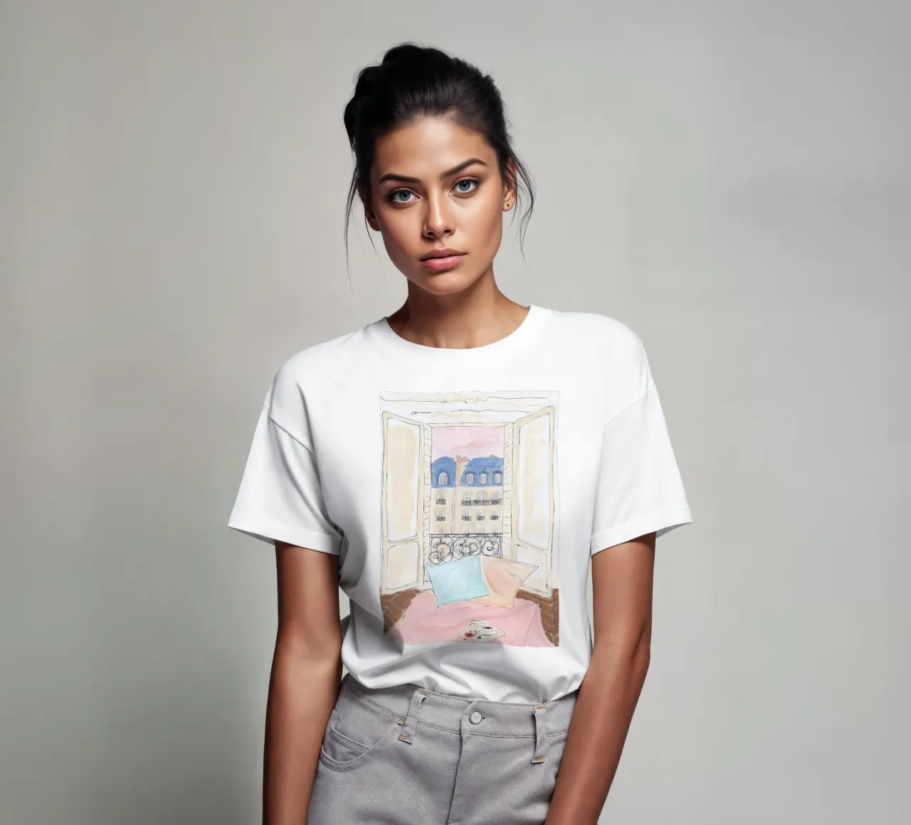 Cozy Apartment t-shirt by Katharina Puritscher