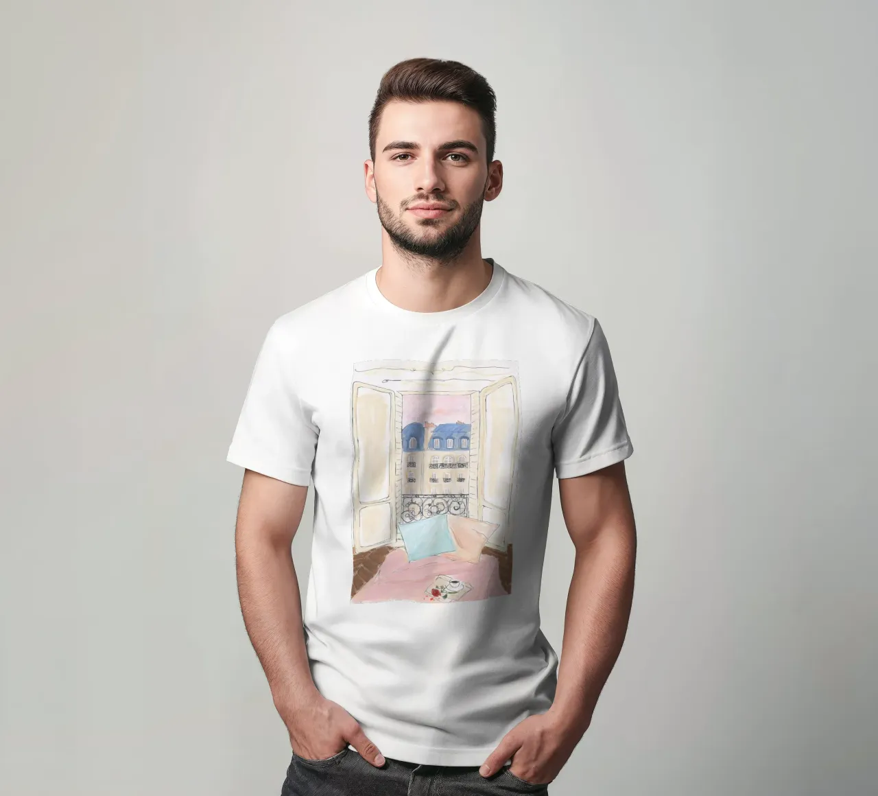 Cozy Apartment t-shirt by Katharina Puritscher