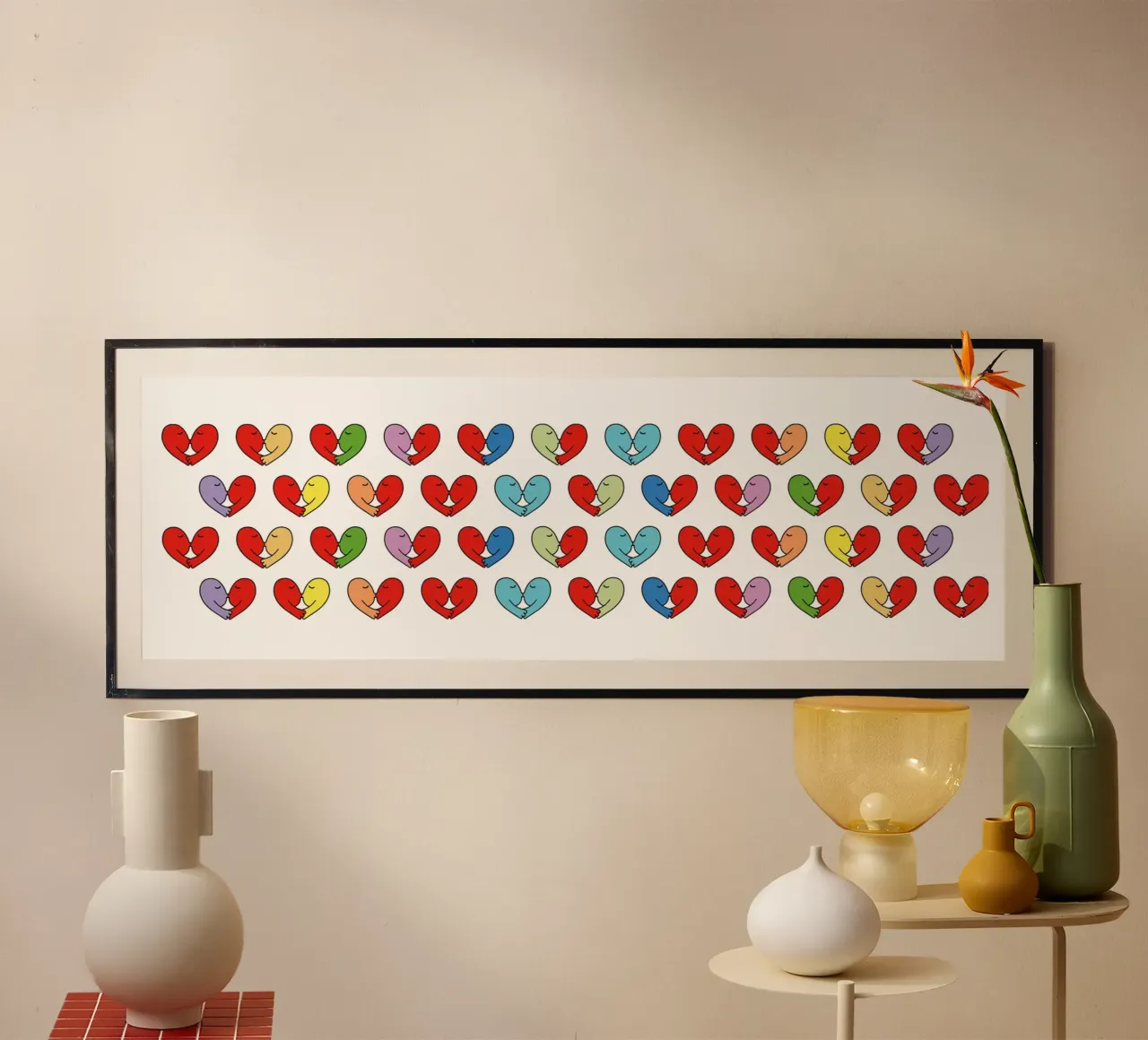 SMACK poster con telaio in alluminio da MYANA