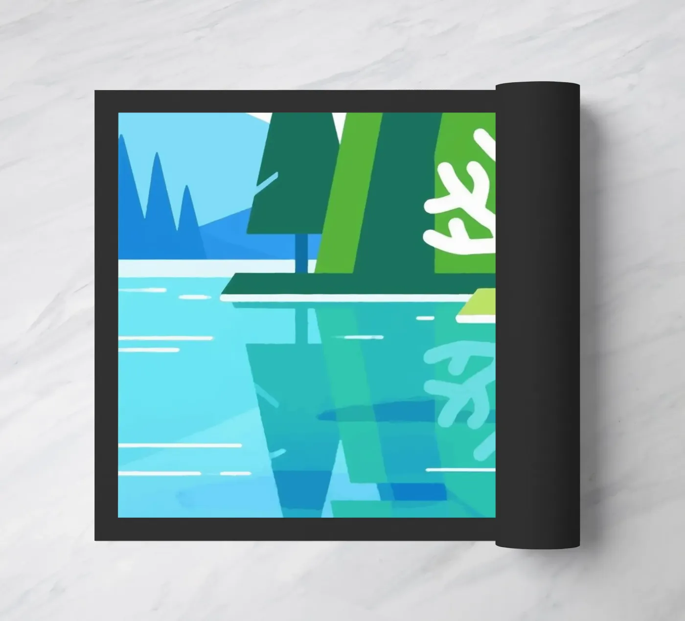 Lake doormat by knowledge