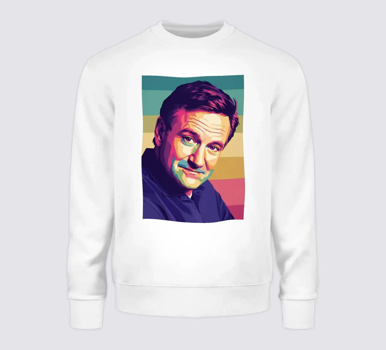 Ritratto pop art di Robin Williams felpa da Hantamrata