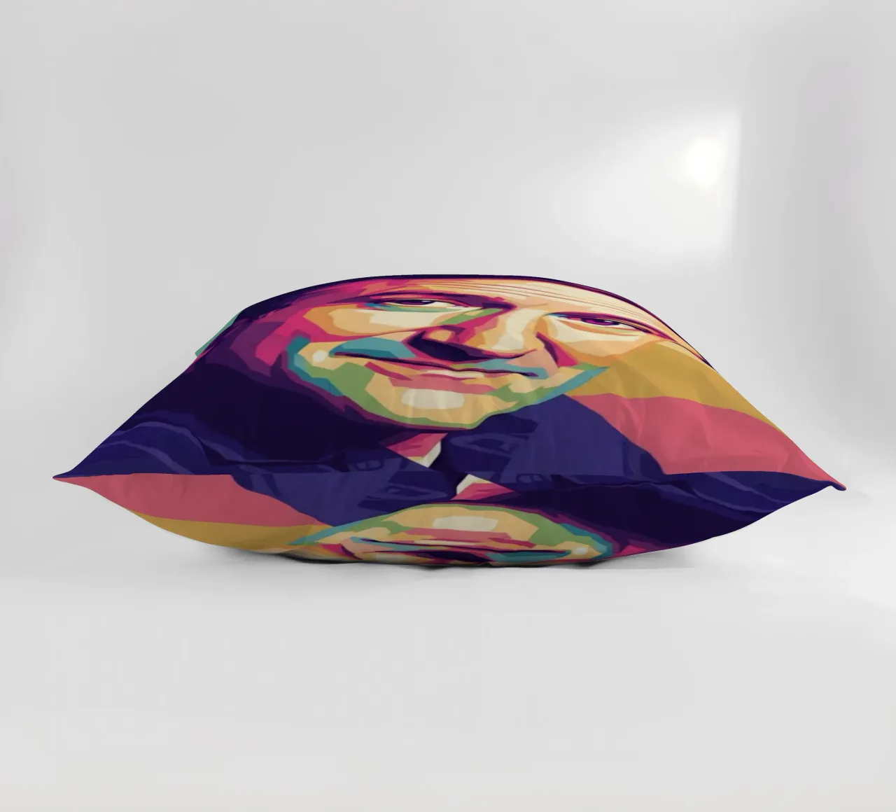 Ritratto pop art di Robin Williams cuscino da Hantamrata