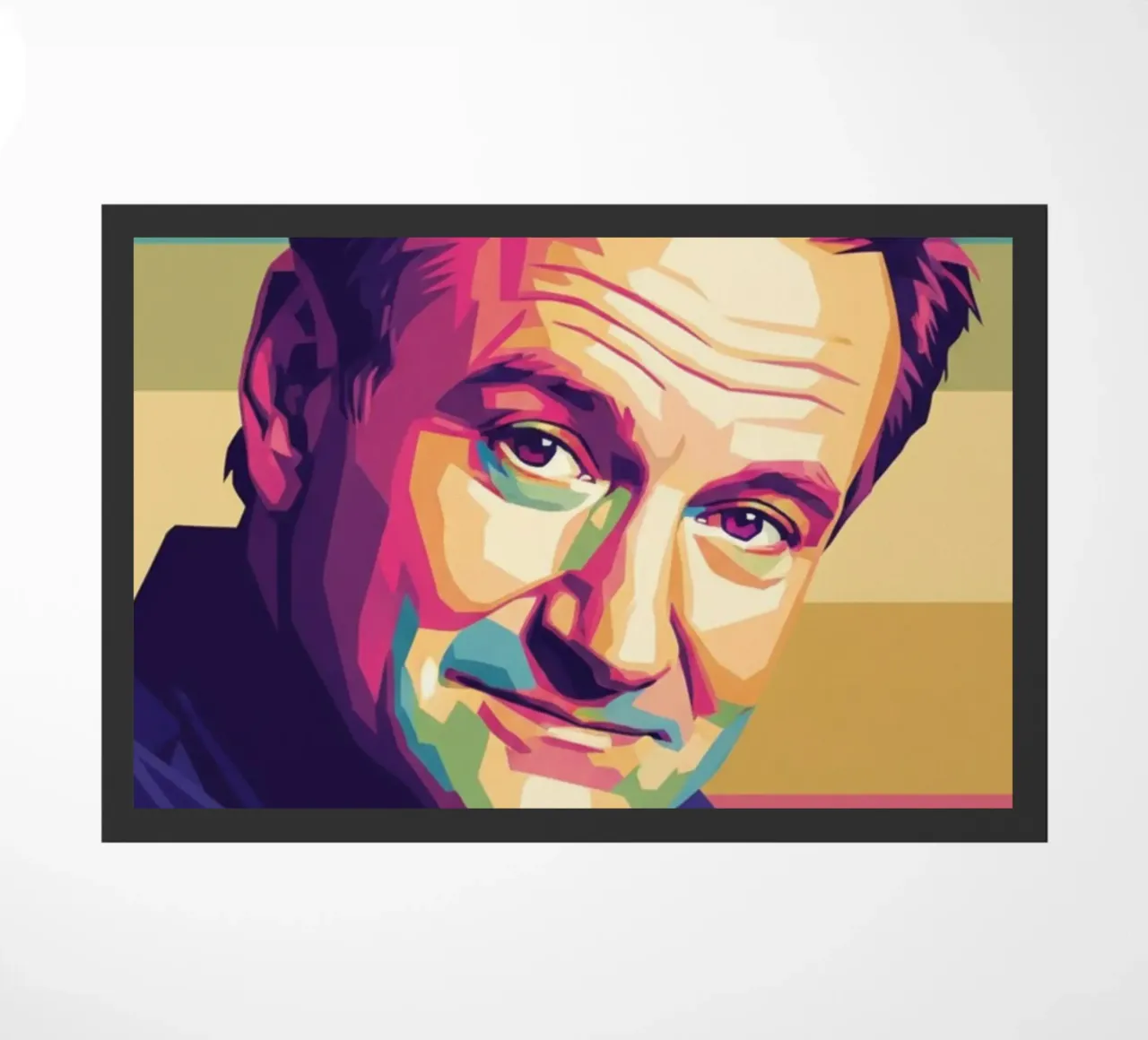 Ritratto pop art di Robin Williams zerbino da Hantamrata