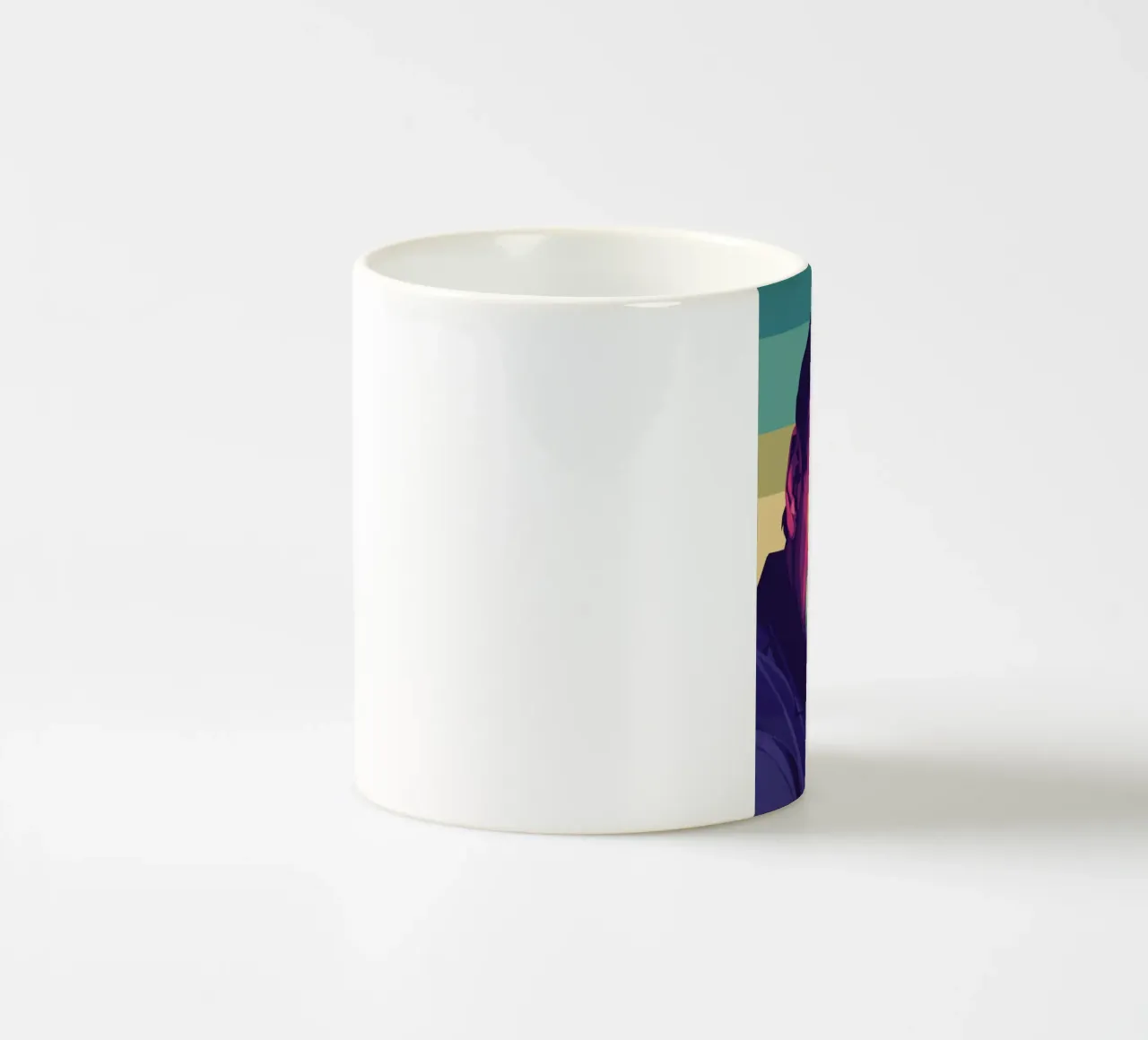 Ritratto pop art di Robin Williams tazza in ceramica da Hantamrata