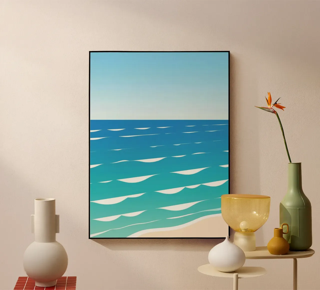 Calma blu plexiglass da knowledge