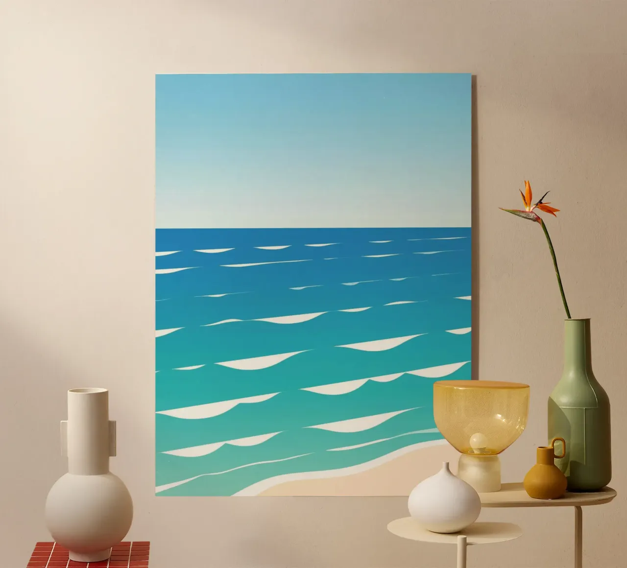 Calma blu plexiglass da knowledge