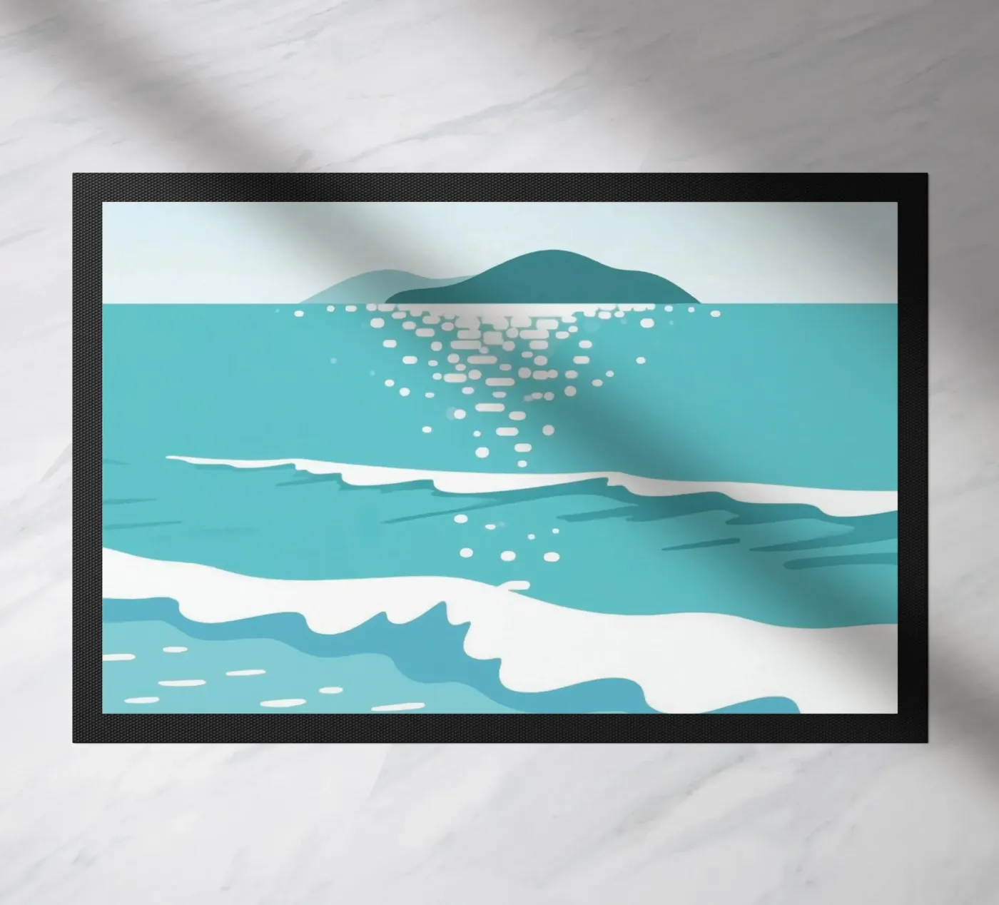 Ocean doormat by knowledge