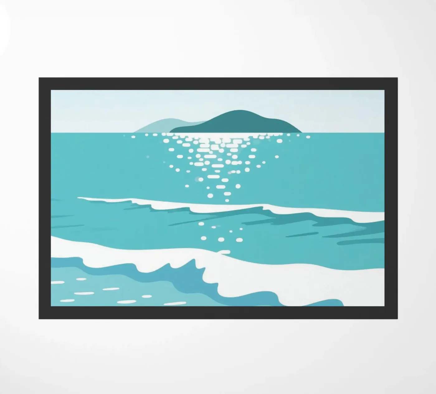 Ocean doormat by knowledge