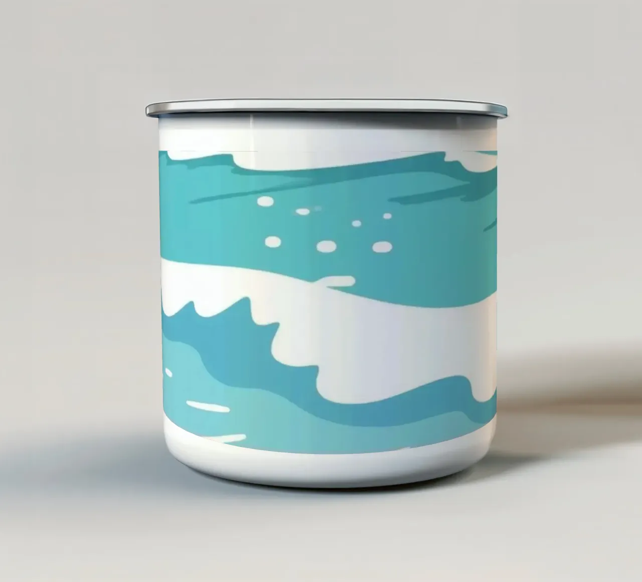Oceano tazza in smalto da knowledge