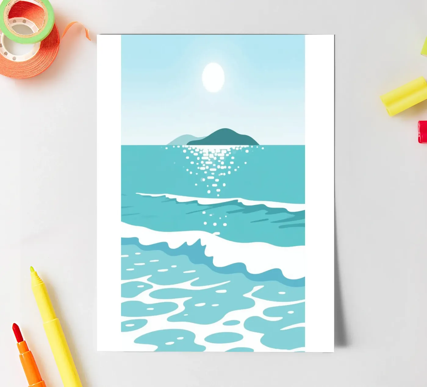 Ocean sticker sheet by knowledge